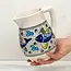 Blue Fish Ceramic Pitcher