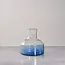 Blue Orlando Glass Bottle Decanter - MISSING WOOD TOPPER & GLASS