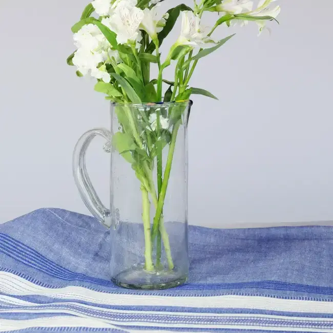 Multi Rim Glass Pitcher w/ Handle