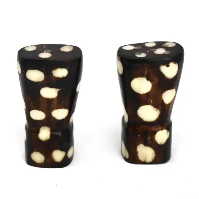 Batik Bone Salt & Pepper Shakers