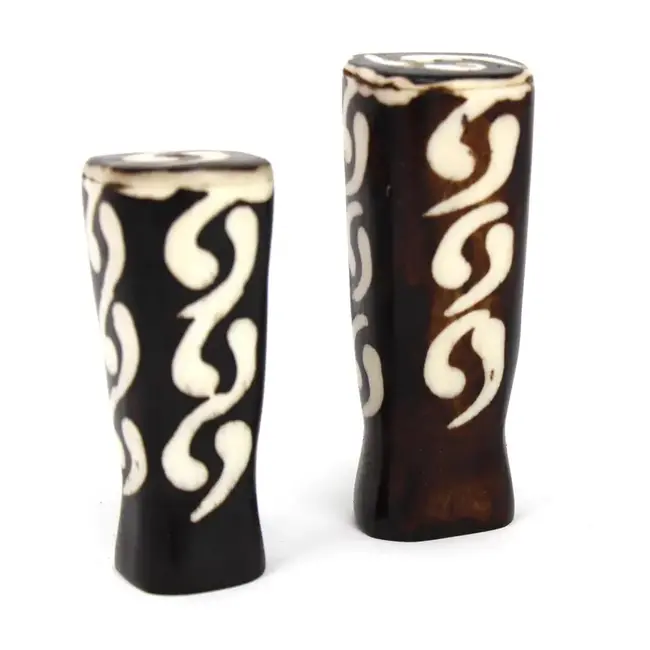 Batik Bone Salt & Pepper Shakers