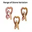 Pink Soapstone Eternal Love Knot Sculpture