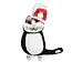 Tuxedo Santa Cat Felt Ornament