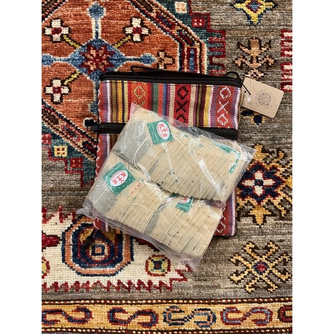 Organic Green Tea w/ Ginger in Shoulder Bag