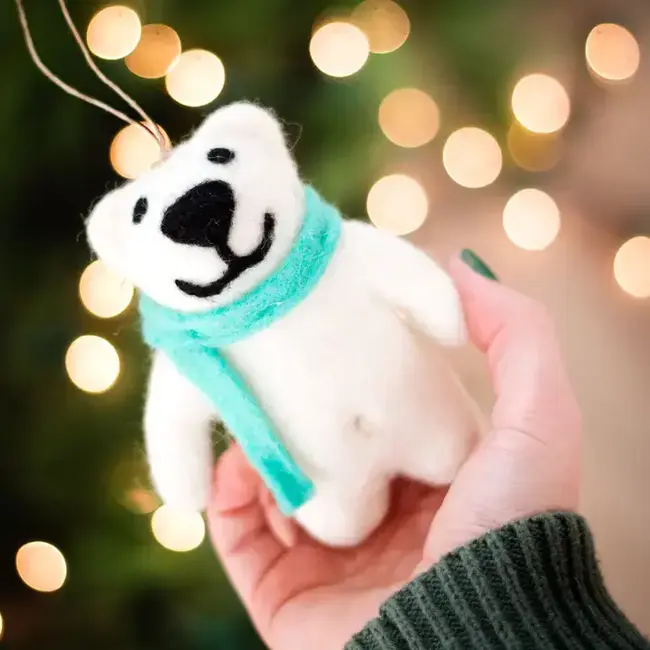 Happy Bear Ornament