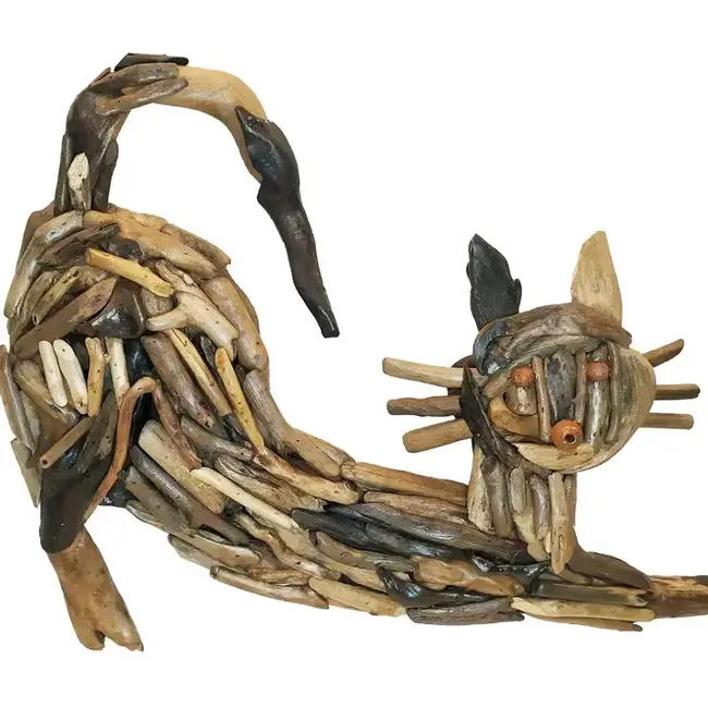 Cat- Driftwood Wall Art