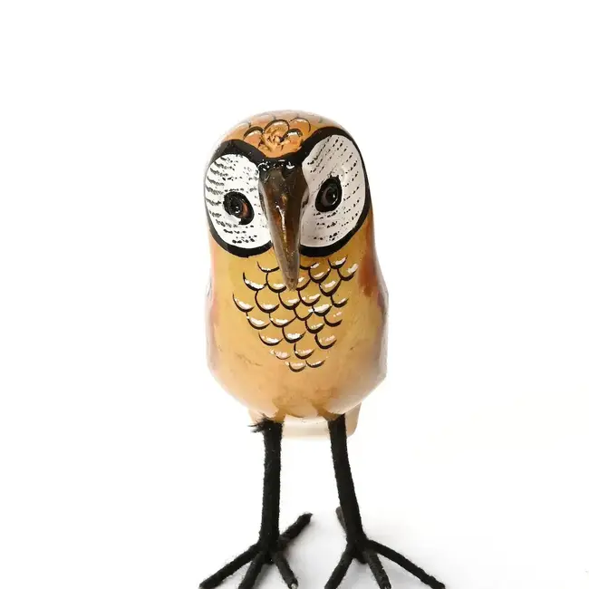 Jacaranda Wood Owl Sculpture - Small