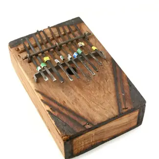 Kenya Wood Kalimba Thumb Piano - Small 10 Note
