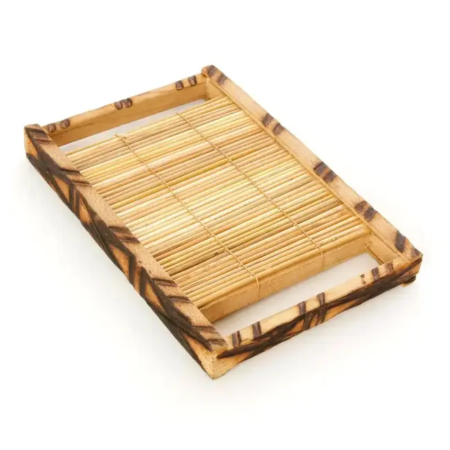 Burned Wood and Nile Grass Rain Maker Shaker - Small