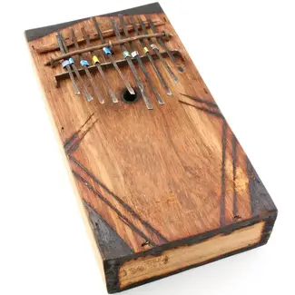 Kenya Wood Kalimba Thumb Piano - Medium 10 Note