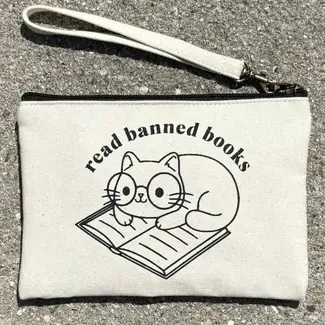 Cambodia Wristlet Pouch - Read Banned Books