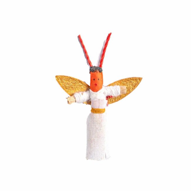 Hanging Worry Doll Christmas Ornament