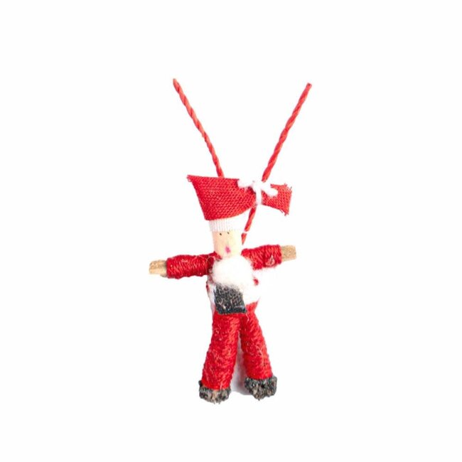 Hanging Worry Doll Christmas Ornament