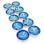 Blue Frangipani Scented Tea Light, Pack of 10