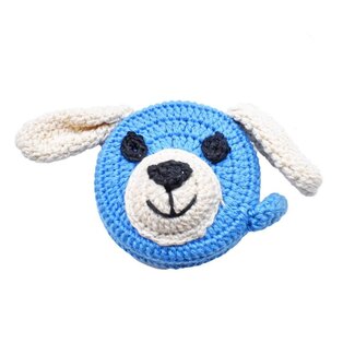Vietnam Tape Measure Crochet Blue Dog