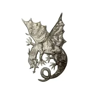 Haiti Medium Dragon Steel Drum Wall Art
