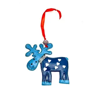 Haiti Steel Drum Ornament - Blue Moose