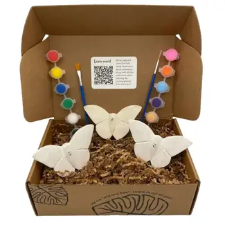 Nicaragua Paint Your Own Ornament Kit - Butterfly