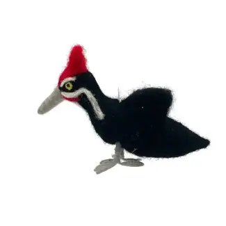 Nepal Pileated Woodpecker Felt Ornament
