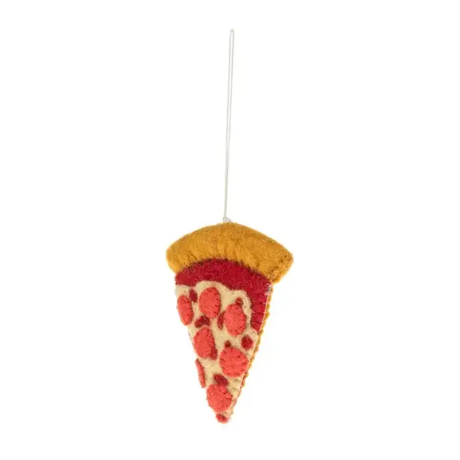 Felt Pizza Ornament