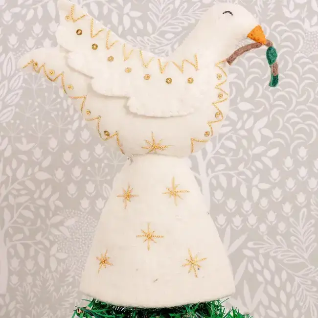 Felt Dove Tree Topper