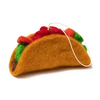 Nepal Felt Taco Ornament