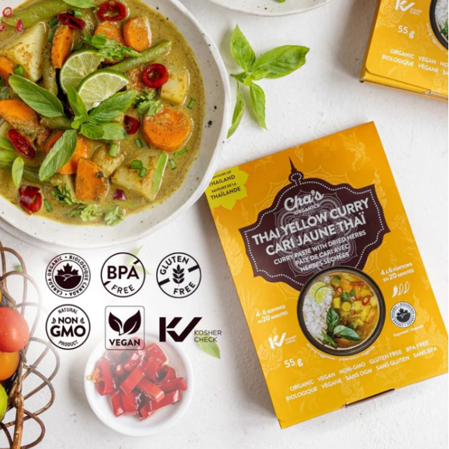 Cha's Organics Curry Paste 55g