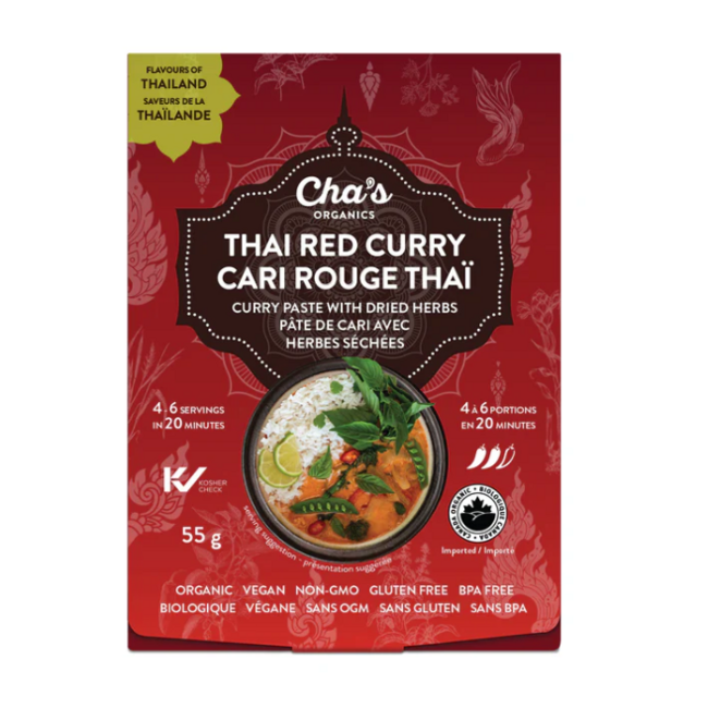 Cha's Organics Curry Paste 55g