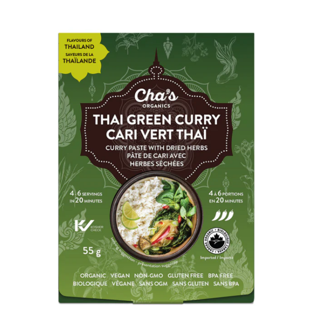 Cha's Organics Curry Paste 55g