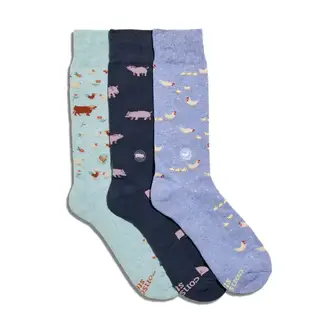 India Boxed Set Socks that Save Farm Animals - Medium