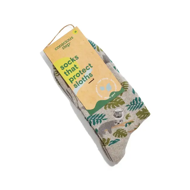 Quarter Socks that Protect Sloths - Medium