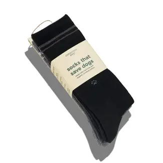 India Comfort Crew Socks that Save Dogs - Pack of 3