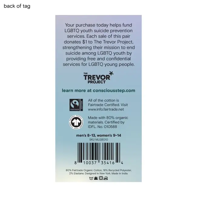 Crew Socks that Save LGBTQ Lives - Black Hearts