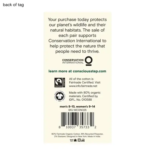 Crew  Socks that Protect Sloths - Holiday