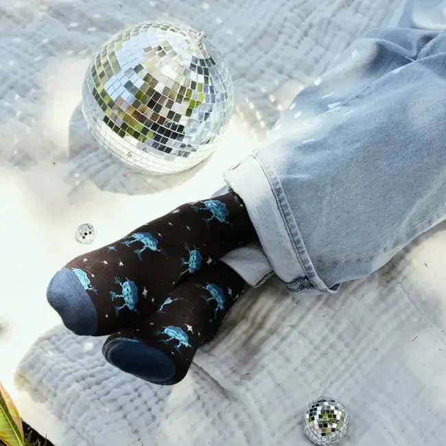 Crew Socks that Save LGBTQ Lives - Black Disco Balls