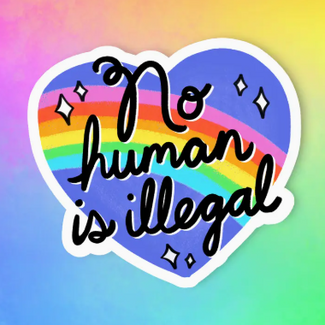 Canada No Human is Illegal Sticker