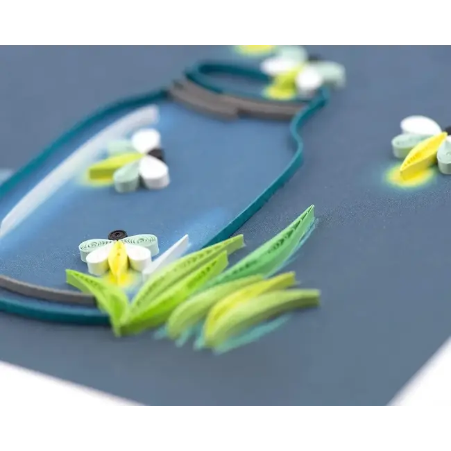 Quilled Card - Fireflies
