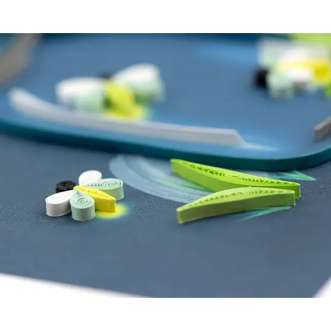 Quilling Card - Fireflies