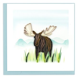 Vietnam Quilling Card - Moose