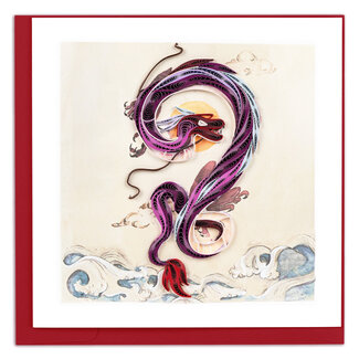 Vietnam Quilling Card - Dragon