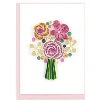 Vietnam Quilling Card Mini - Flower Bouquet