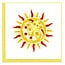 Quilled Card - Sun