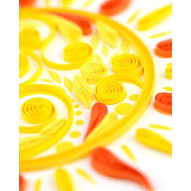 Quilled Card - Sun