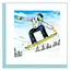 Quilling Card - Snowboarder