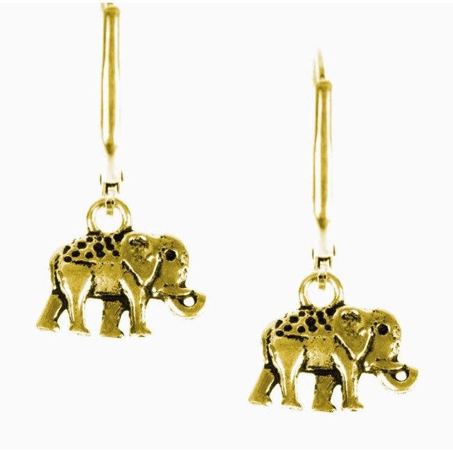 Earrings  - Elephant Dangle