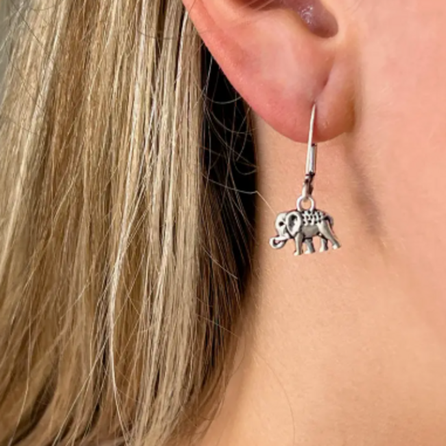 Elephant Dangle Earrings