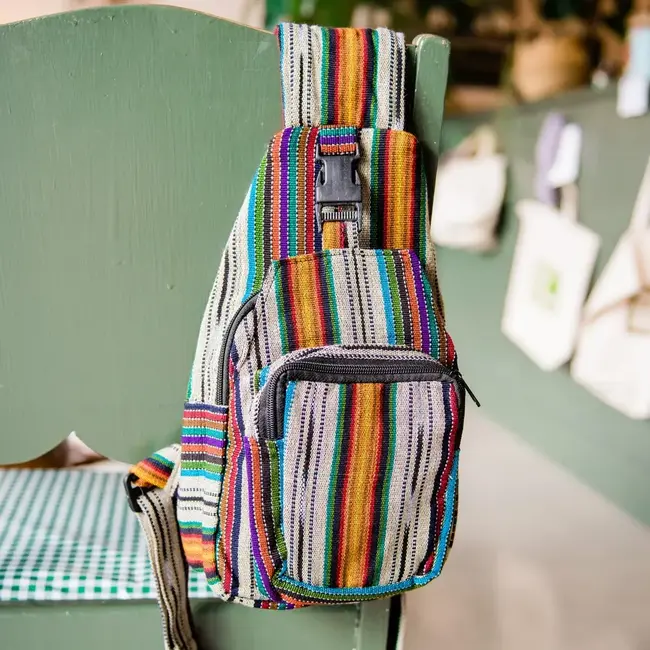 Ikat Harp Crossbody Bag