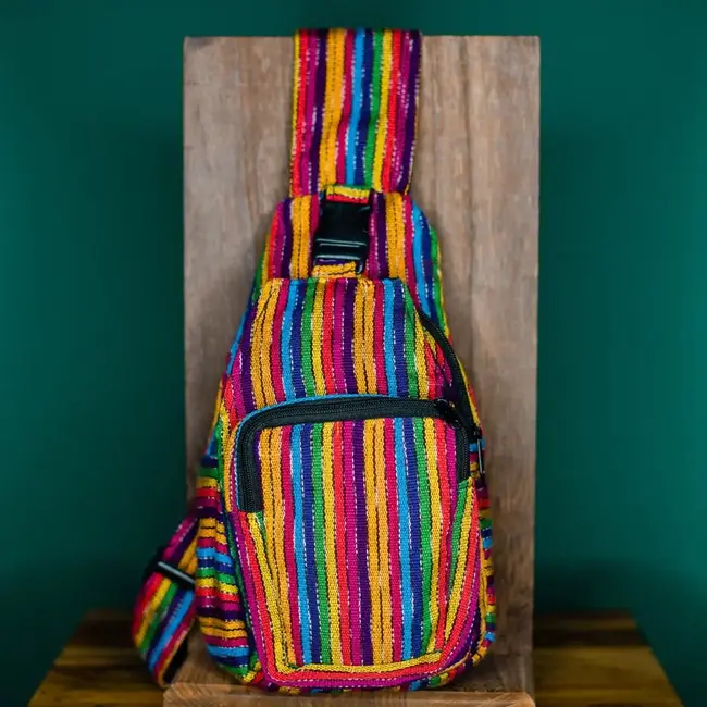 Ikat Harp Crossbody Bag