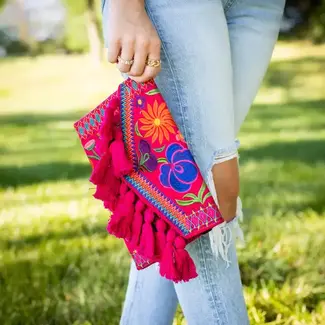 Guatemala Tassel Fiesta Clutch