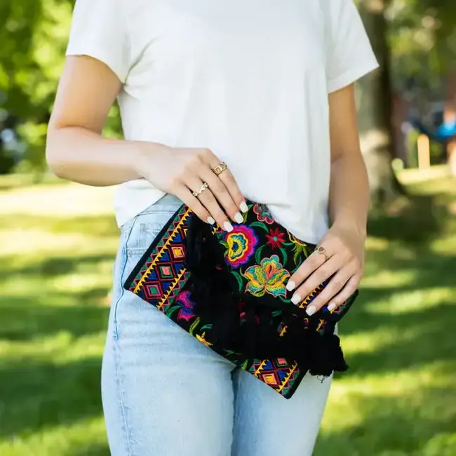 Tassel Fiesta Clutch
